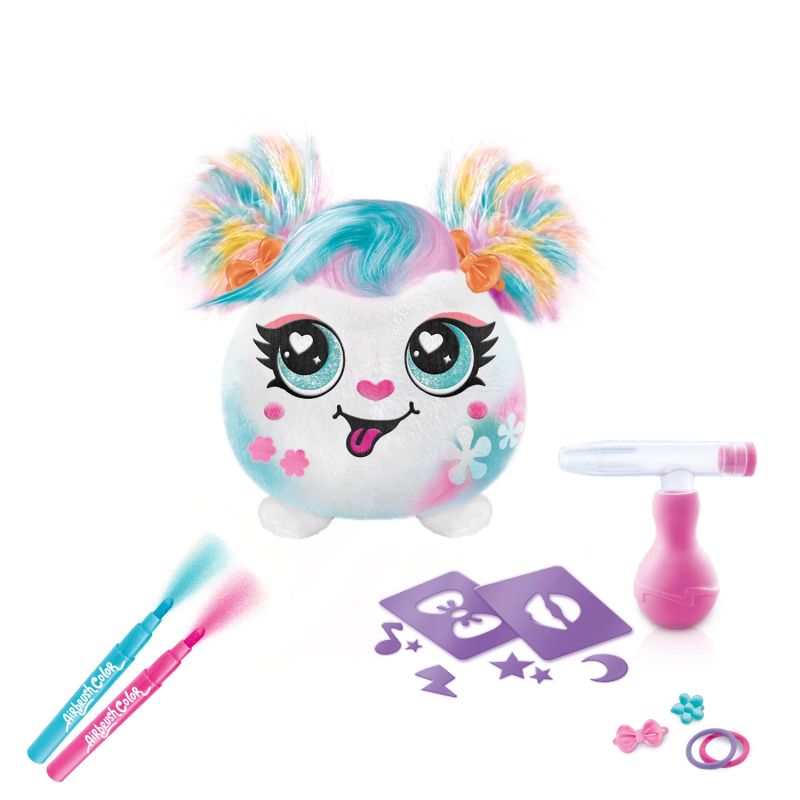 AIRBRUSH Hair´iffic mīkstā rotaļlieta ar Airbrush Mini